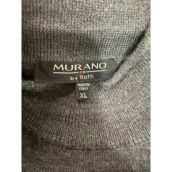 Murano Extra Fine Wool Sweater Bundle Men XL Academia Twee Preppy Classy Flaws - Picture 6 of 16